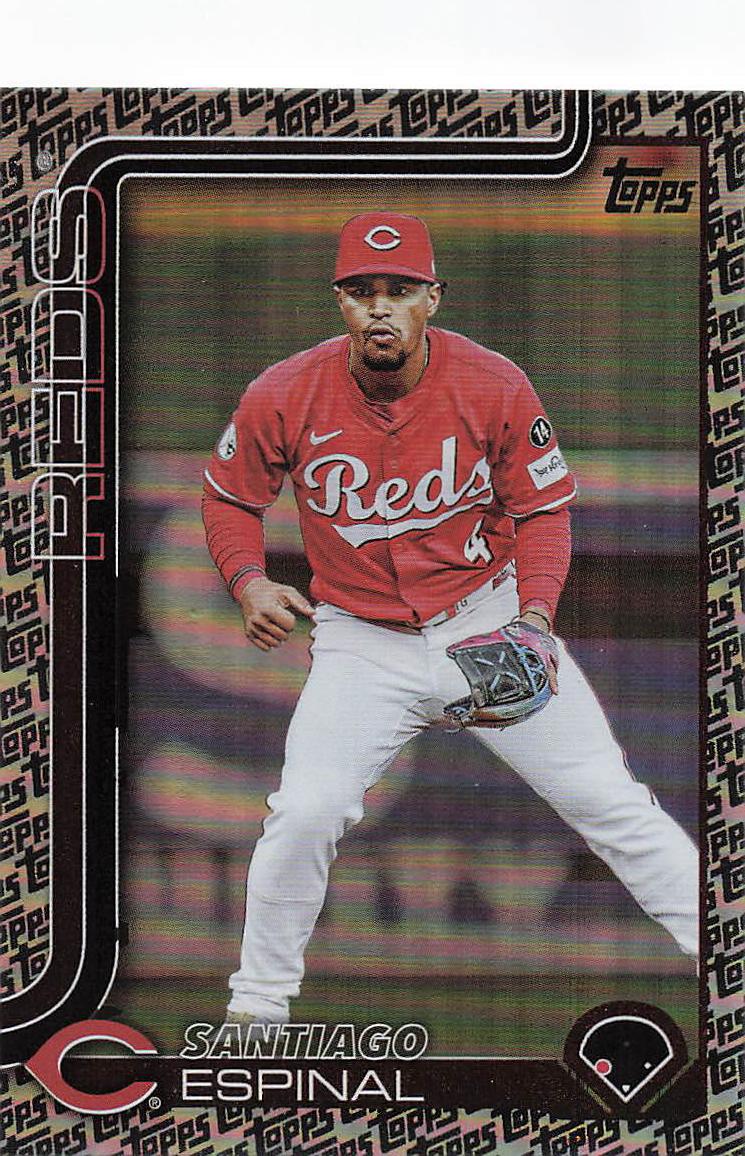 2025 Topps Update Baseball Topps Logo Foil Santiago Espinal #US150