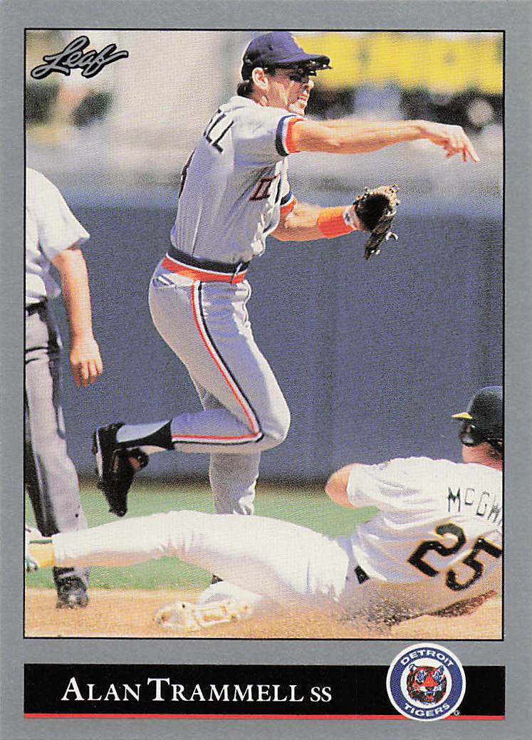 1992 Leaf Baseball Alan Trammell #172