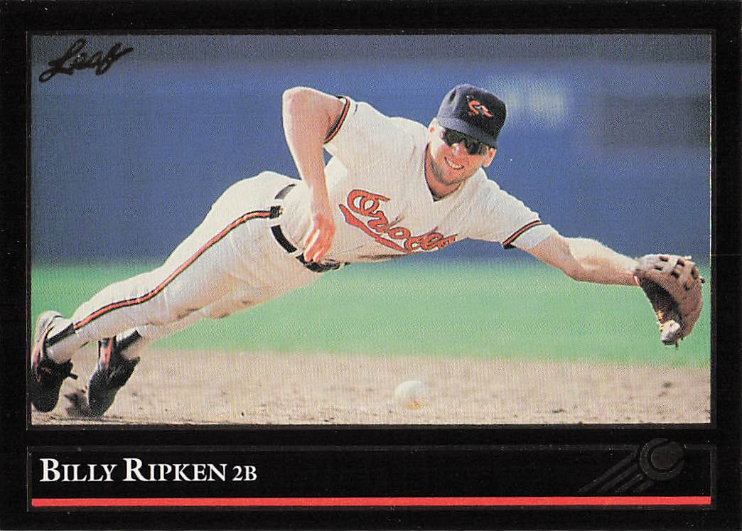 1992 Leaf Baseball Black Gold Billy Ripken #184