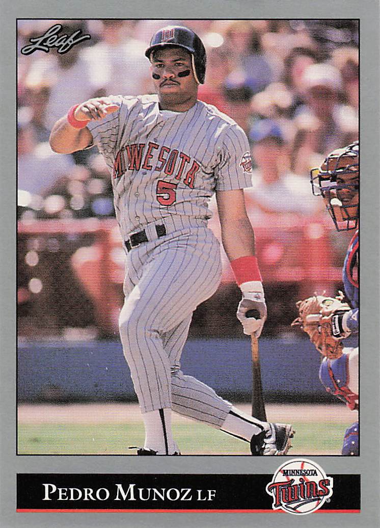 1992 Leaf Baseball Pedro Munoz #53
