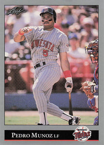 1992 Leaf Baseball Pedro Munoz #53