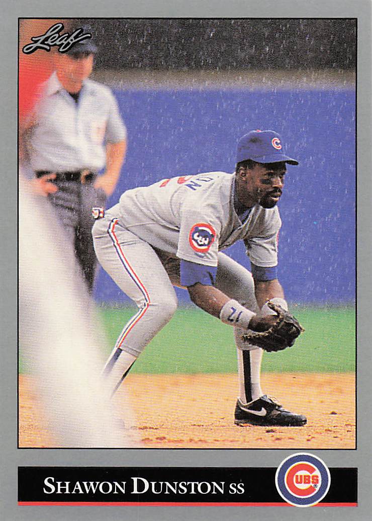 1992 Leaf Baseball Shawon Dunston #249