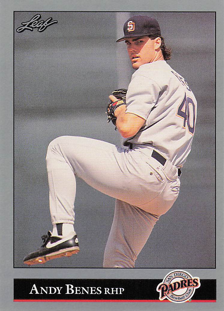 1992 Leaf Baseball Andy Benes #74