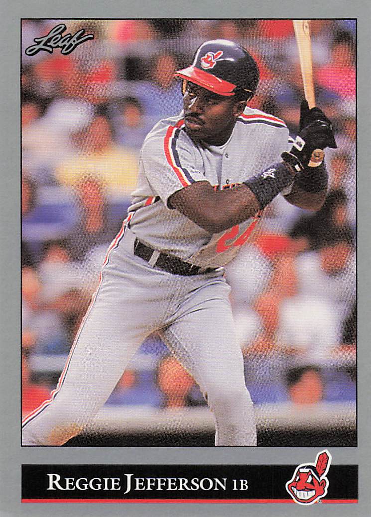 1992 Leaf Baseball Reggie Jefferson #86