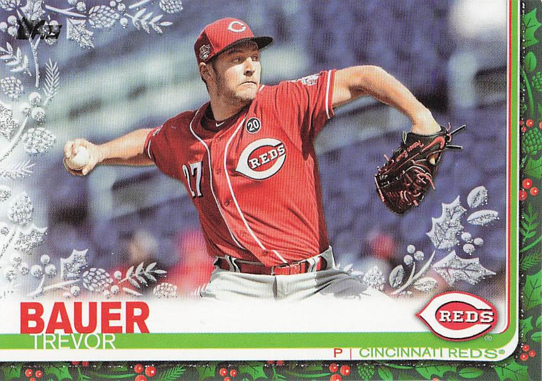 2019 Topps Holiday Baseball Metallic Trevor Bauer #HW1