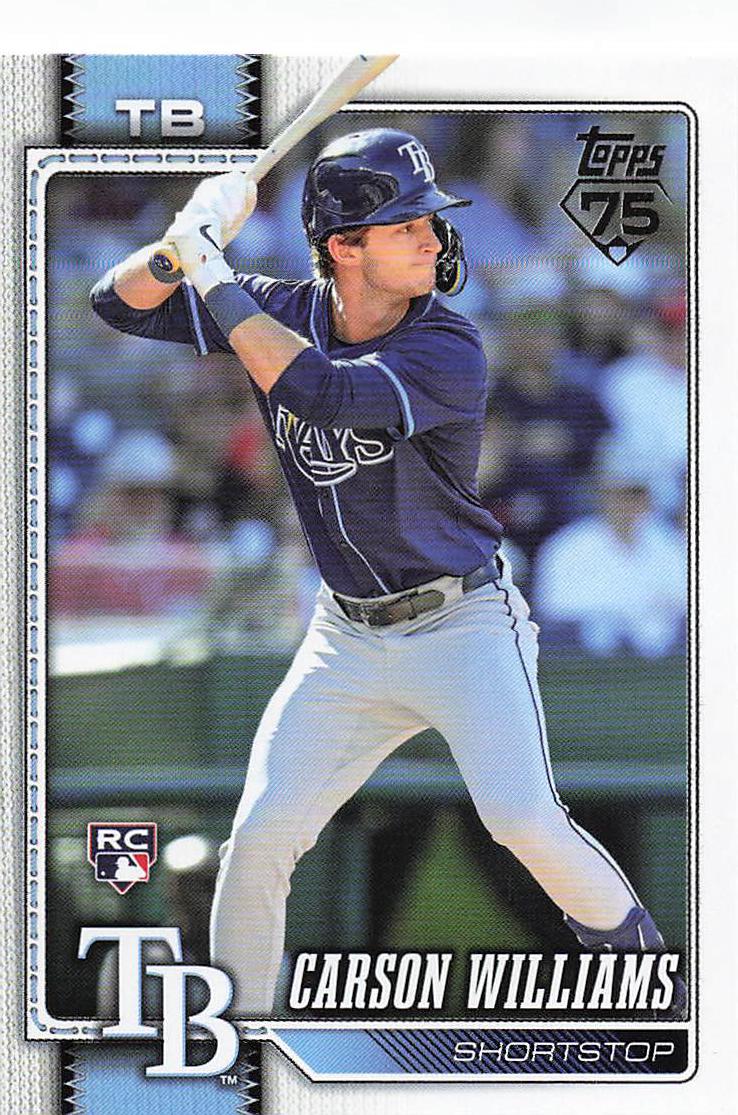 2026 Topps Baseball Carson Williams #25 Rookie
