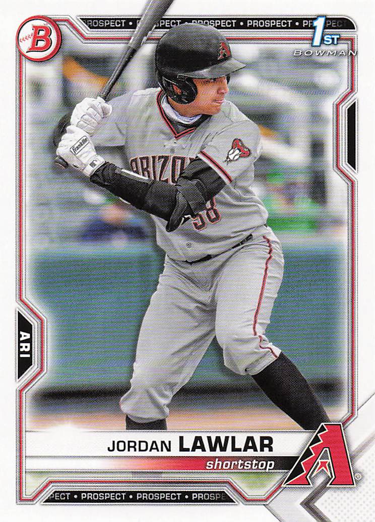 2021 Bowman Draft Baseball Jordan Lawlar #BD-194