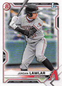 2021 Bowman Draft Baseball Jordan Lawlar #BD-194