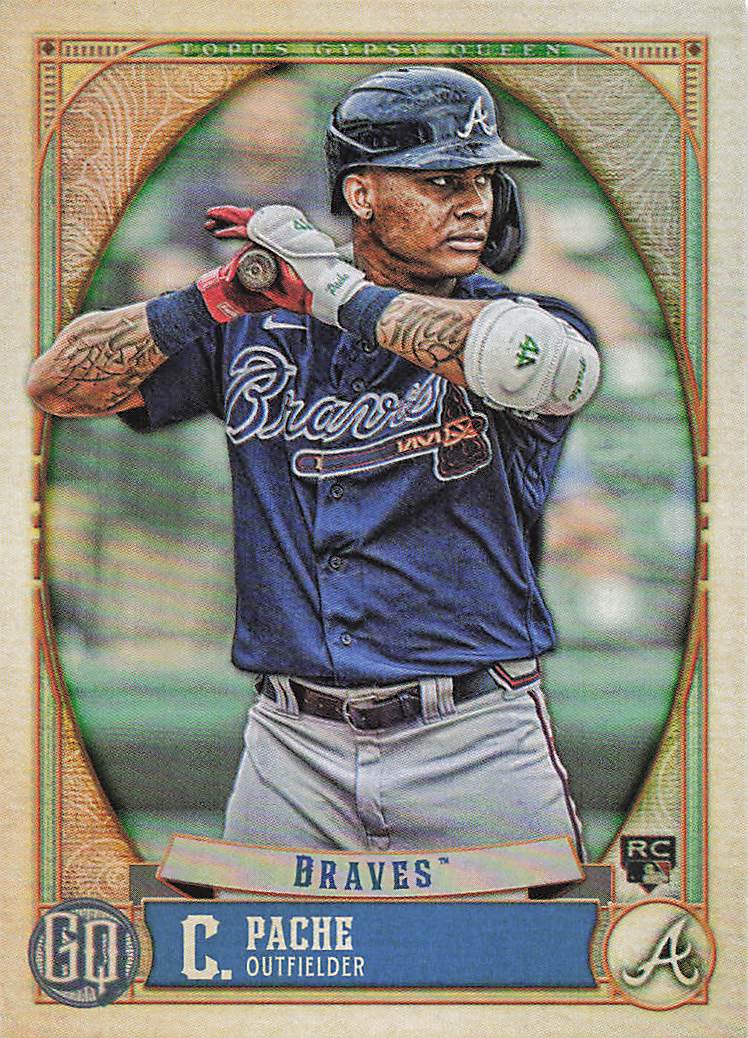 2021 Topps Gypsy Queen Baseball Indigo Cristian Pache #124 Rookie