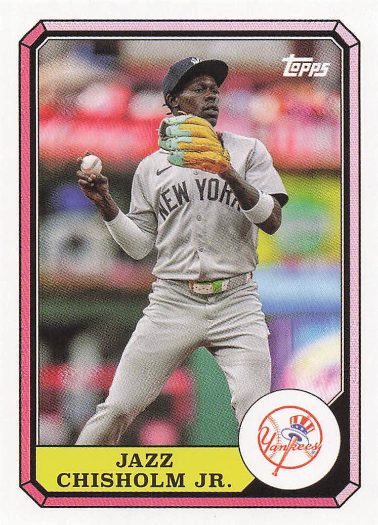 2025 Topps Archives 1987 Topps Boardwalk and Baseball Jazz Chisholm Jr. #87BB-21