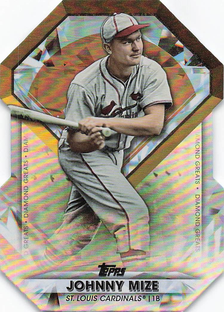 2022 Topps Update Baseball Diamond Greats Die Cuts Johnny Mize #DGDC-75