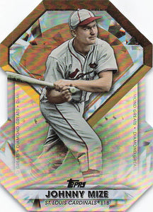 2022 Topps Update Baseball Diamond Greats Die Cuts Johnny Mize #DGDC-75