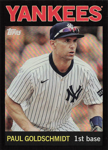 2025 Topps Archives Baseball Black Foilboard Paul Goldschmidt #87
