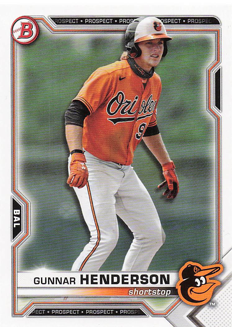 2021 Bowman Draft Baseball Gunnar Henderson #BD-175