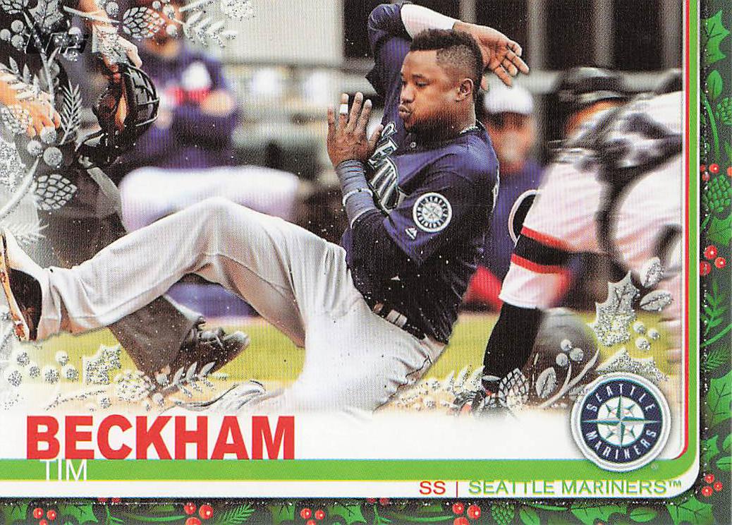 2019 Topps Holiday Baseball Metallic Tim Beckham #HW120