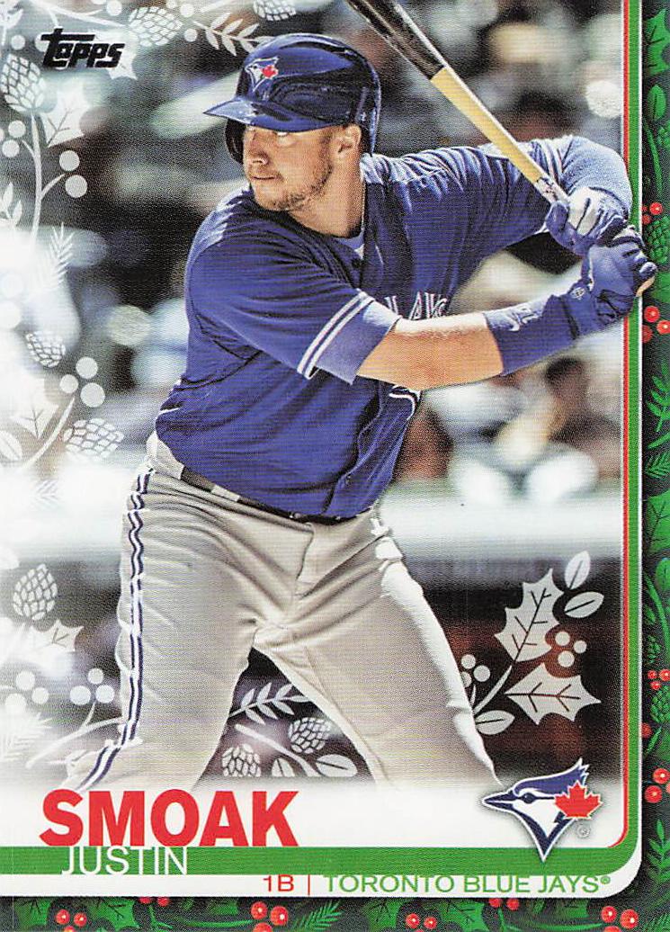 2019 Topps Holiday Baseball Justin Smoak #HW78