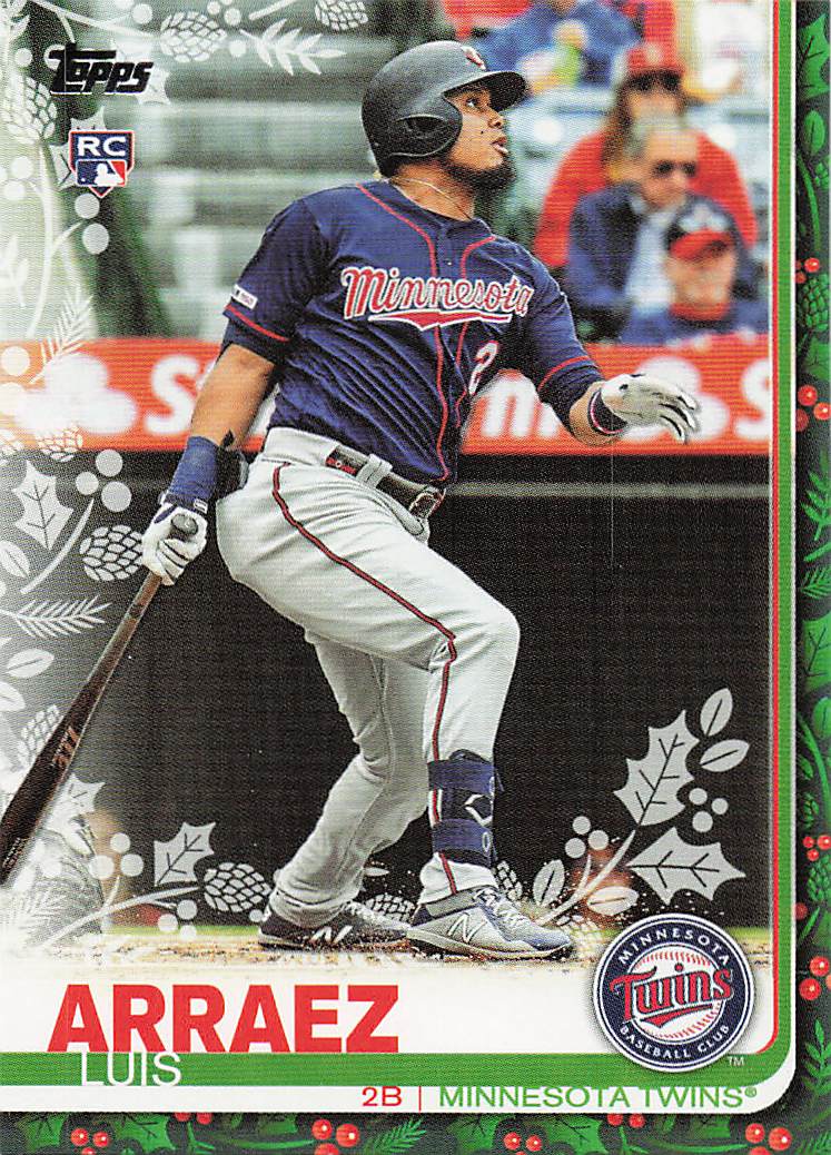 2019 Topps Holiday Baseball Luis Arraez #HW191 Rookie