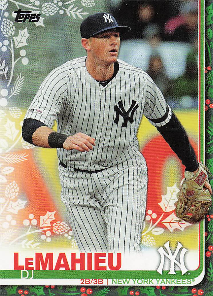 2019 Topps Holiday Baseball DJ LeMahieu #HW28
