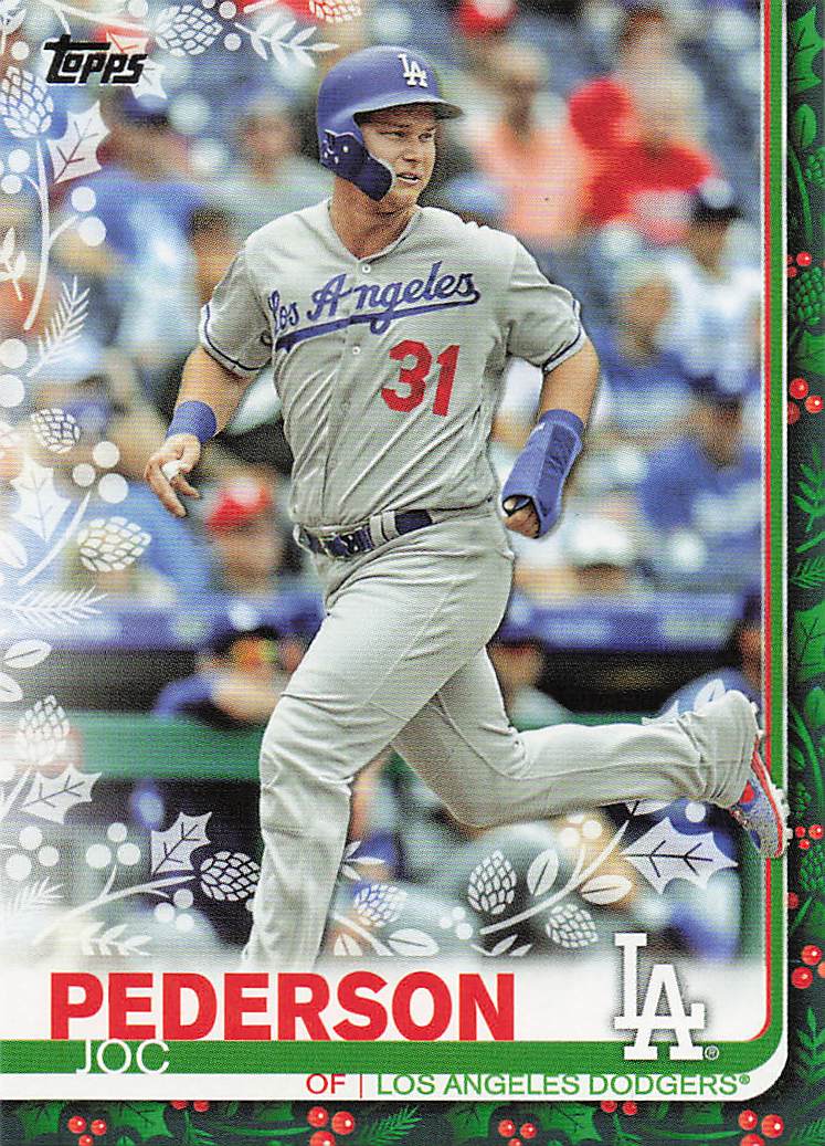 2019 Topps Holiday Baseball Joc Pederson #HW25