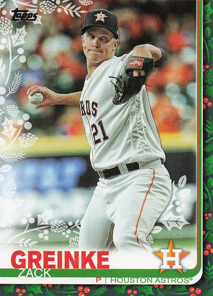 2019 Topps Holiday Baseball Zack Greinke #HW73