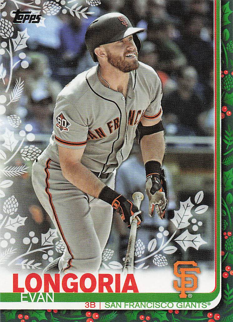2019 Topps Holiday Baseball Evan Longoria #HW81
