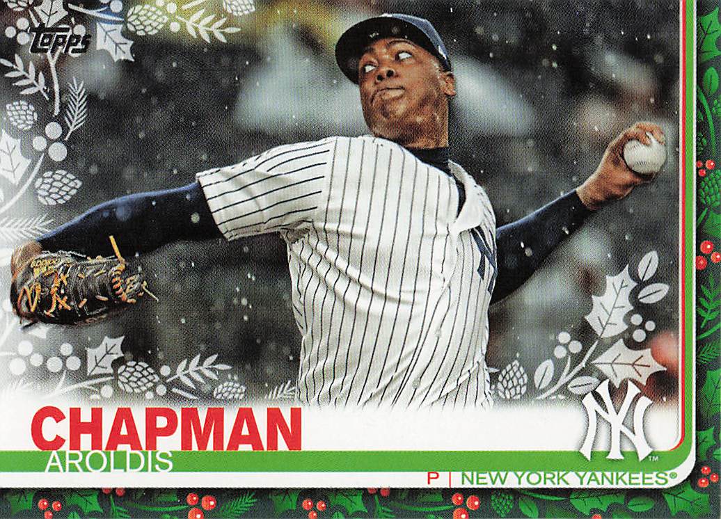 2019 Topps Holiday Baseball Aroldis Chapman #HW161