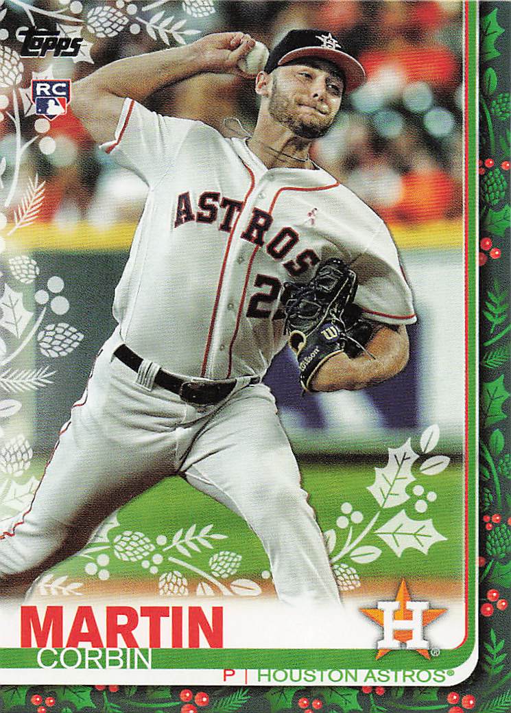 2019 Topps Holiday Baseball Corbin Martin #HW190 Rookie