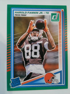 2025 Donruss Football Press Proofs Green Harold Fannin Jr. #373 Rookie