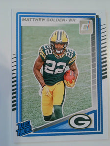 2025 Donruss Football Matthew Golden #311 Rookie