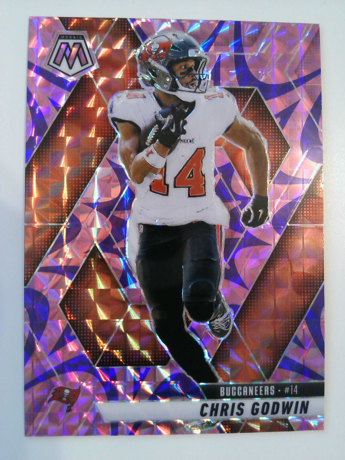 2025 Panini Mosaic Football Mosaic Reactive Purple Chris Godwin #167