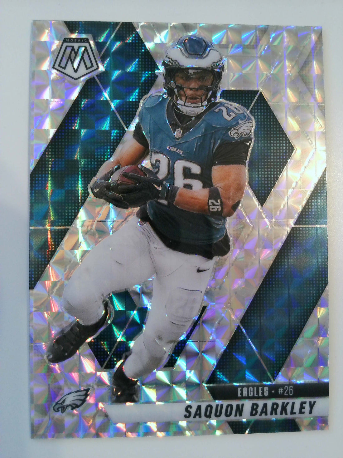 2025 Panini Mosaic Football Mosaic Saquon Barkley #212