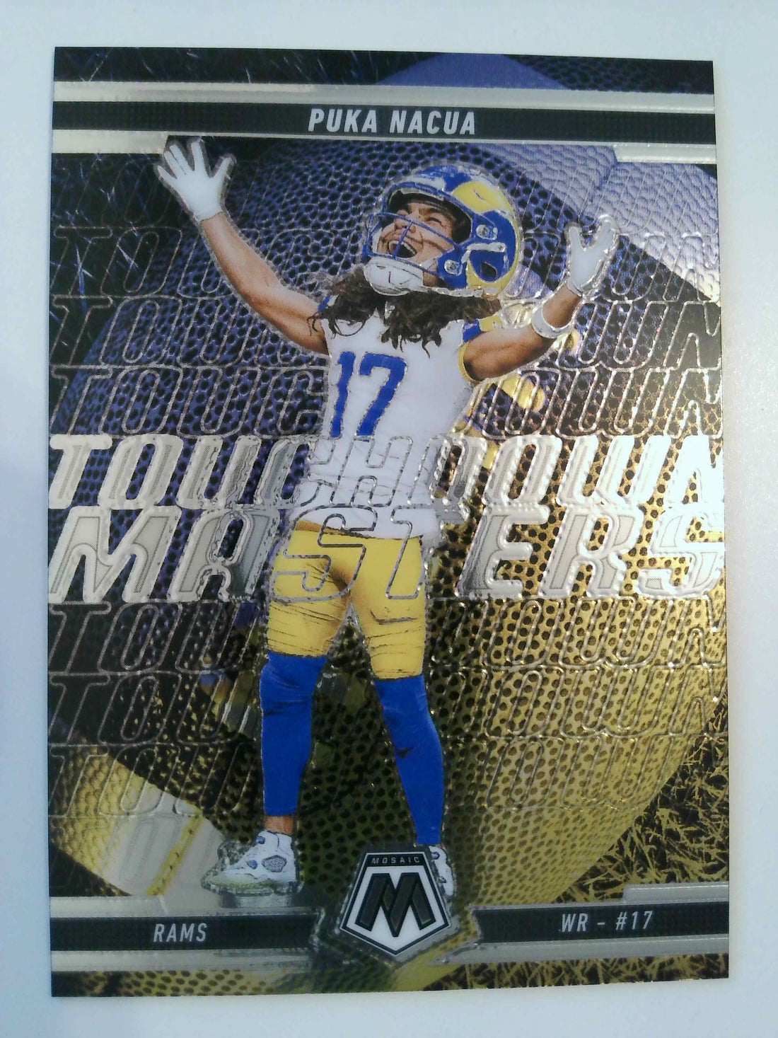2025 Panini Mosaic Football Touchdown Masters Mosaic Puka Nacua #12