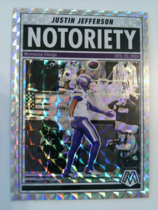 2025 Panini Mosaic Football Notoriety Mosaic Justin Jefferson #6