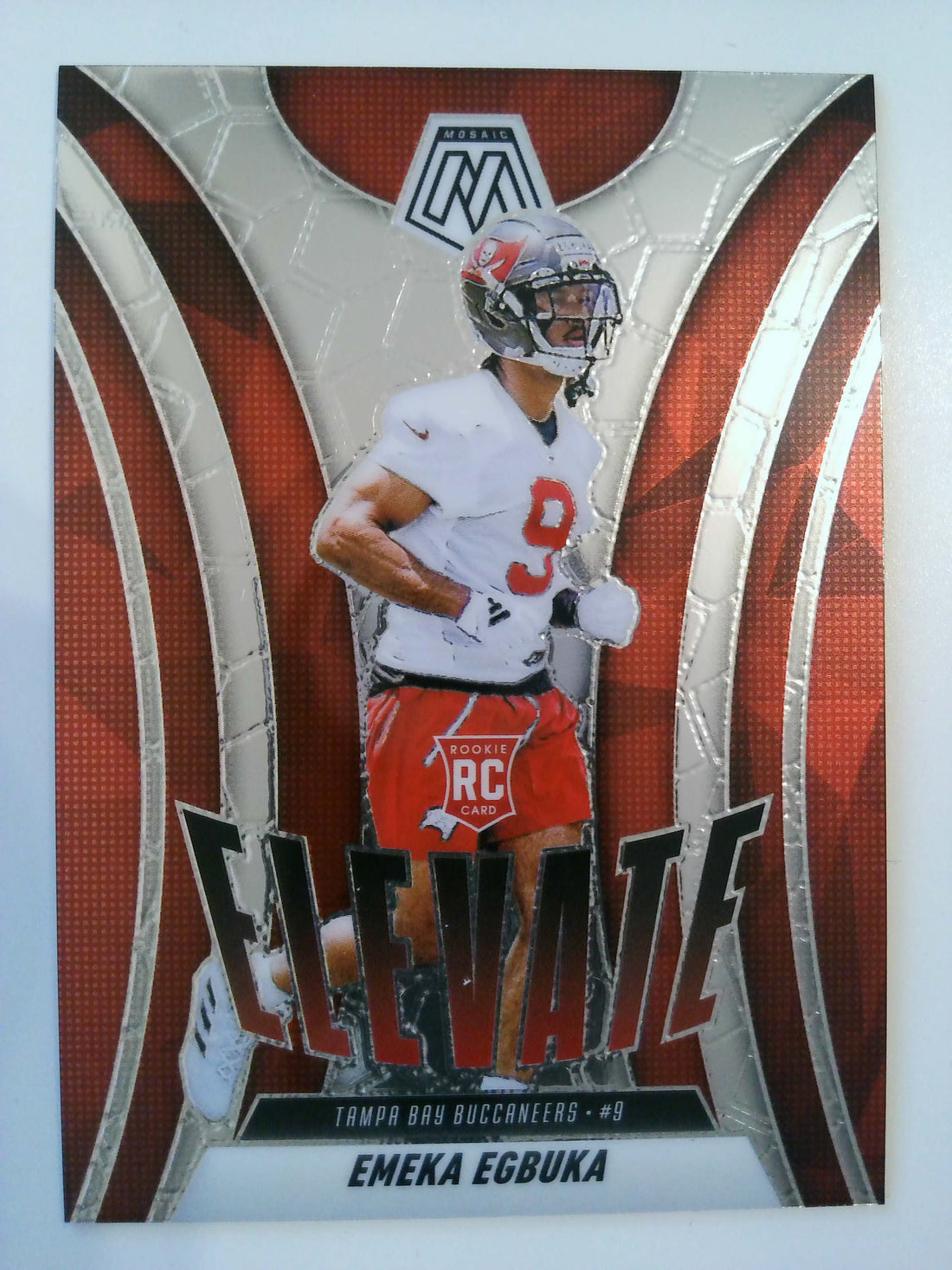 2025 Panini Mosaic Football Elevate Mosaic Emeka Egbuka #2