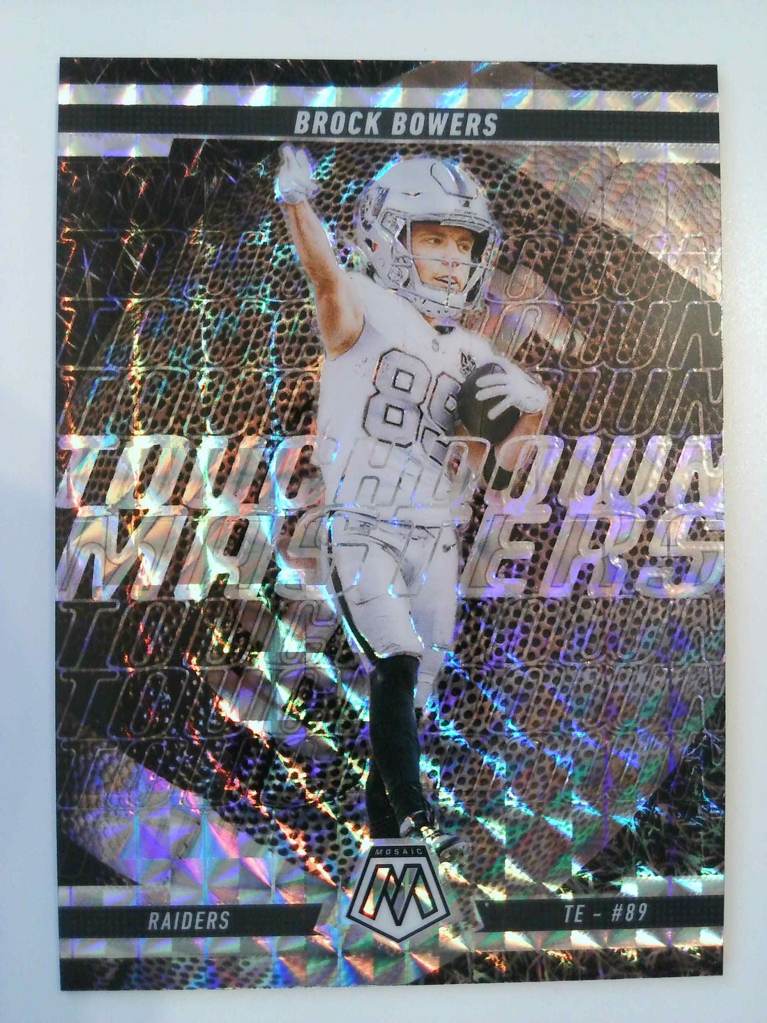 2025 Panini Mosaic Football Touchdown Masters Mosaic Brock Bowers #2