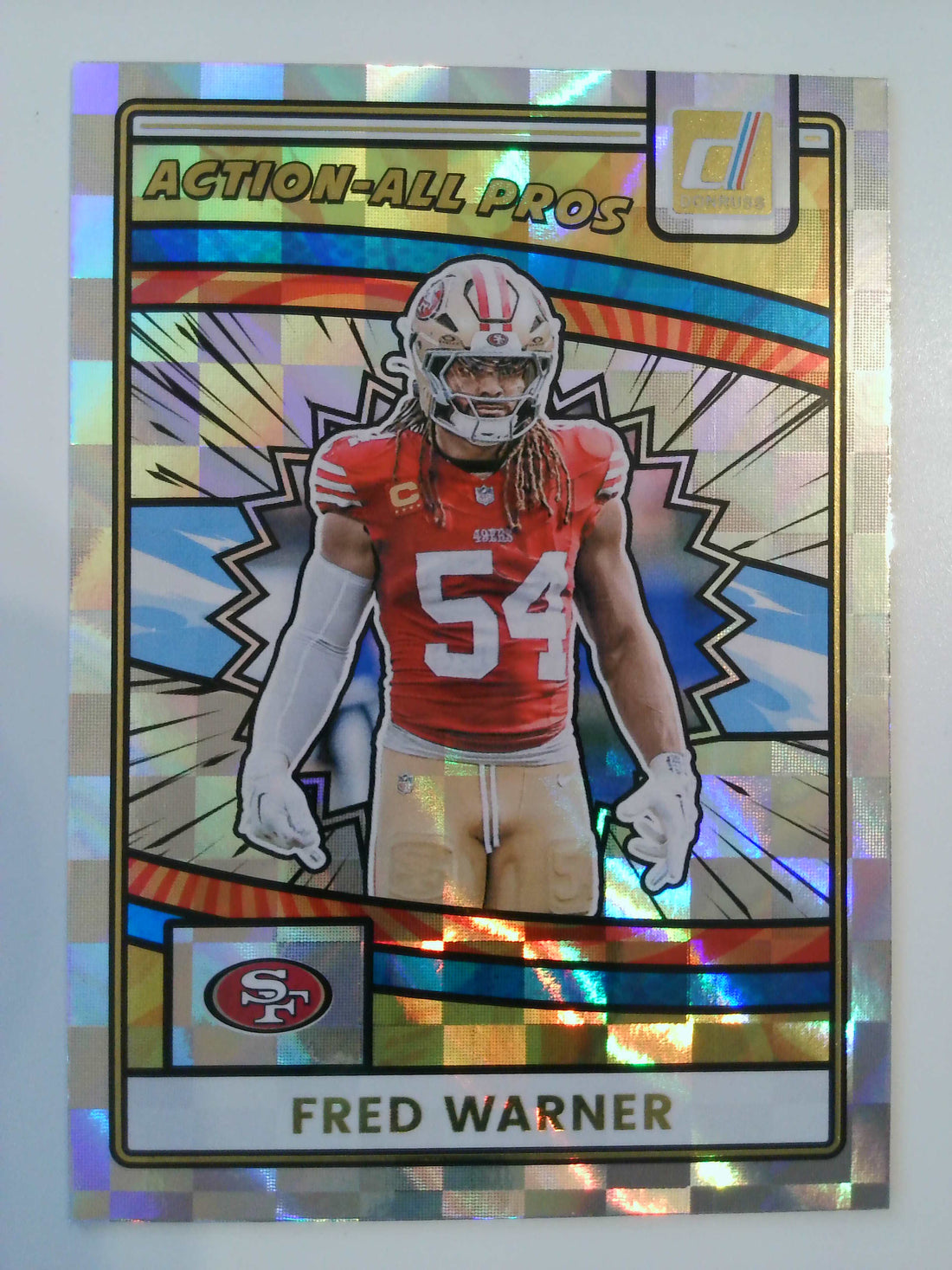 2025 Donruss Football Action-All Pros Fred Warner #AAP-FWA