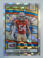 2025 Donruss Football Action-All Pros Fred Warner #AAP-FWA
