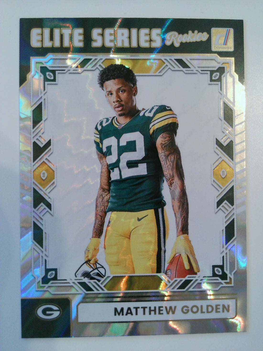 2025 Donruss Football The Elite Series Rookies Matthew Golden #ESR-MGN