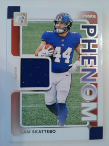 2025 Donruss Football Rookie Phenom Jerseys Cam Skattebo #RPJ-CSO