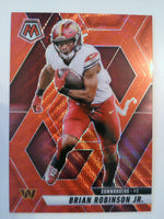 2025 Panini Mosaic Football Mosaic Red Wave 25/27 Brian Robinson Jr. #143