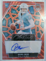 2025 Panini Mosaic Football Rookie Scripts Red Wave Quinn Ewers #RS-QES