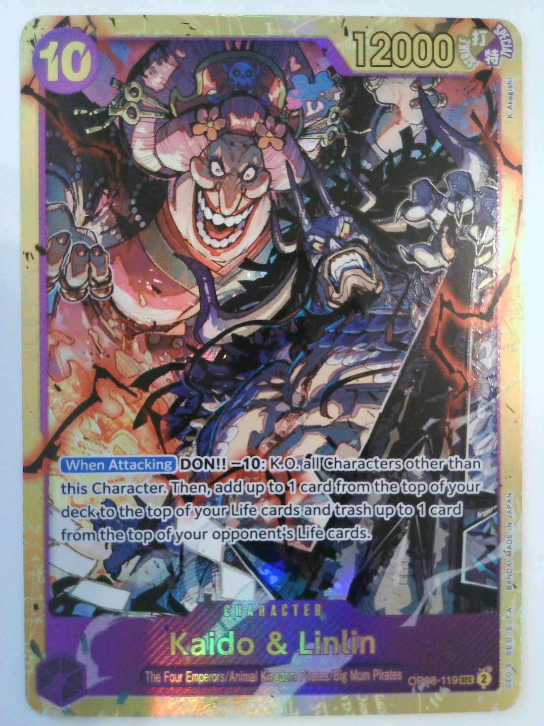 Two Legends Kaido & Linlin #OP08-119 One_piece