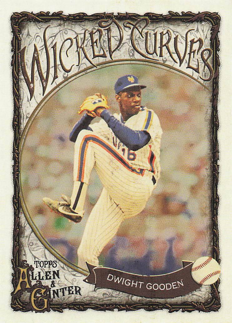 2025 Topps Allen & Ginter X Baseball Wicked Curves Dwight Gooden #WC-1