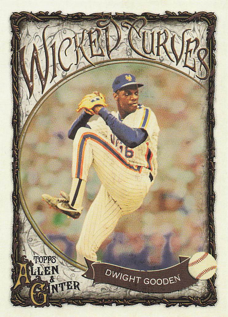 2025 Topps Allen & Ginter X Baseball Wicked Curves Dwight Gooden #WC-1