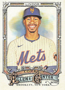 2025 Topps Allen & Ginter Baseball Francisco Lindor #110