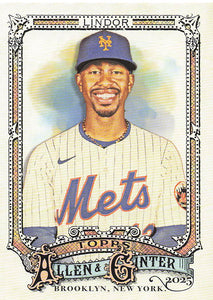 2025 Topps Allen & Ginter Baseball Francisco Lindor #110
