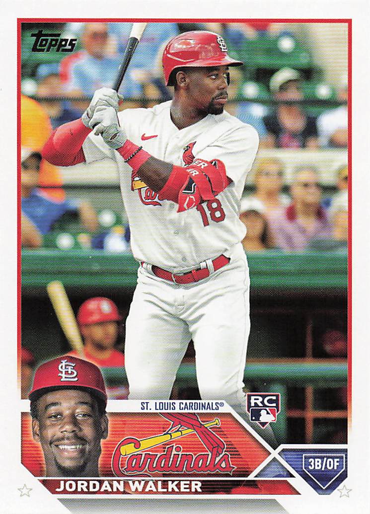 2023 Topps Baseball Jordan Walker #344 Rookie