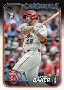 2024 Topps Baseball Luken Baker #207 Rookie