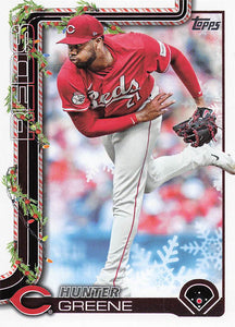 2025 Topps Holiday Baseball Hunter Greene #H139