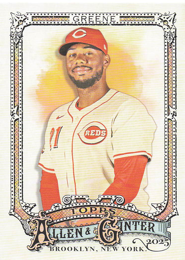 2025 Topps Allen & Ginter Baseball Hunter Greene #188
